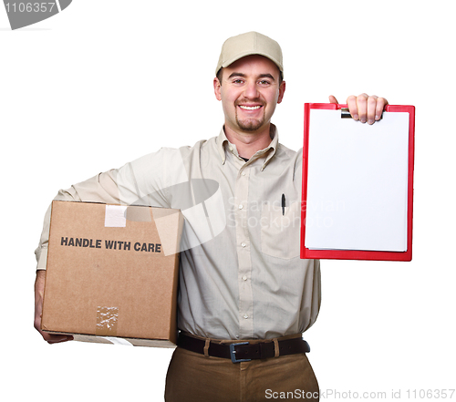 Image of delivery man