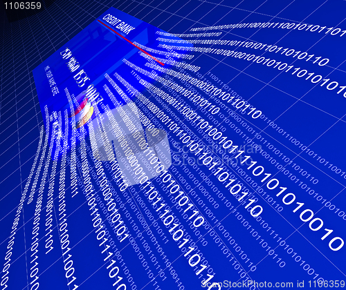 Image of credit card electronic money