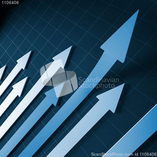 Image of financial stat arrows