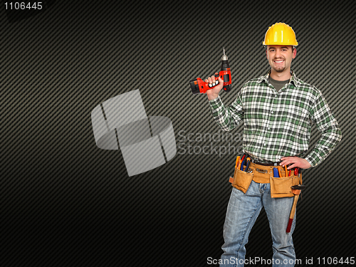 Image of man with tools