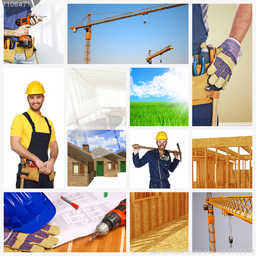 Image of building industry background