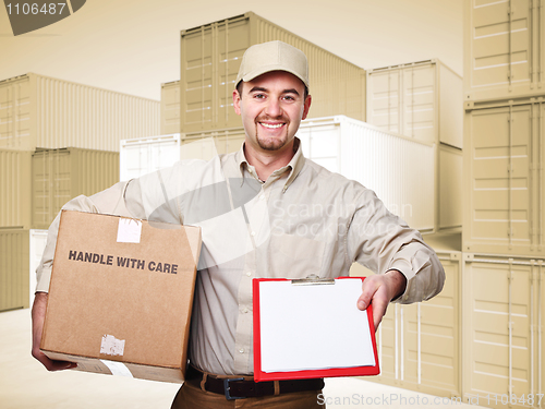 Image of delivery man