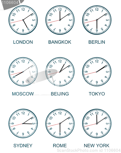 Image of time zone watch