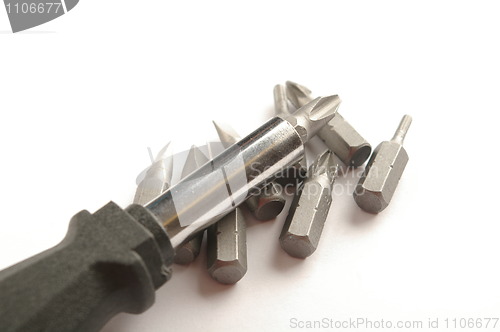 Image of Screwdriver on top of some bits