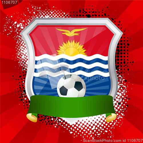 Image of Shield with flag of  Kiribati