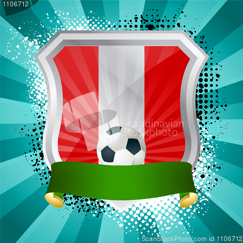Image of Shield with flag of Peru