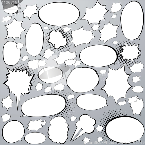 Image of Speech And Thought Bubbles.