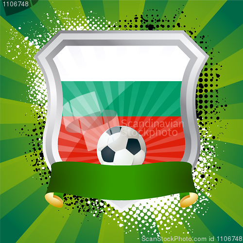 Image of Shield with flag of Bulgaria