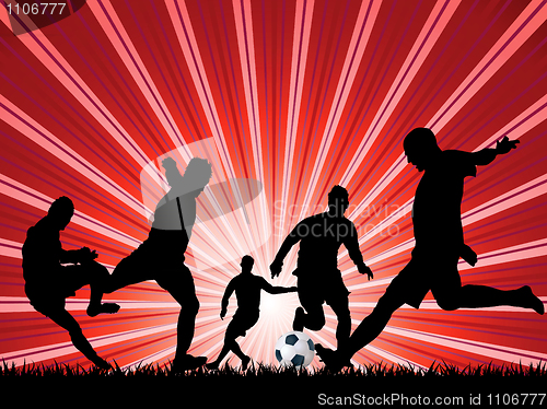 Image of Soccer Action Player