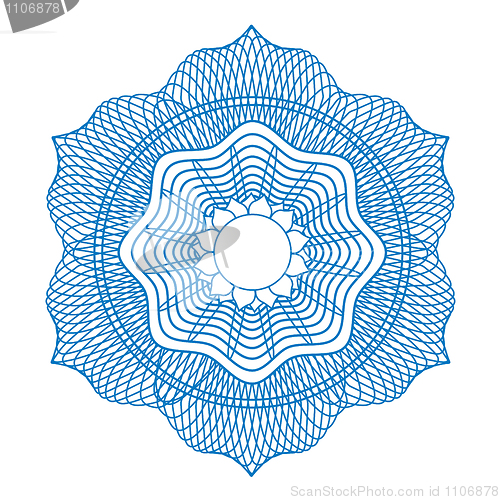 Image of guilloche rosette