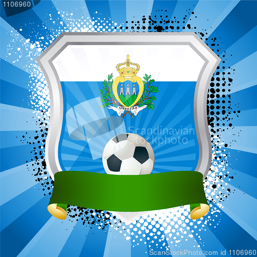 Image of Shield with flag of  San Marino