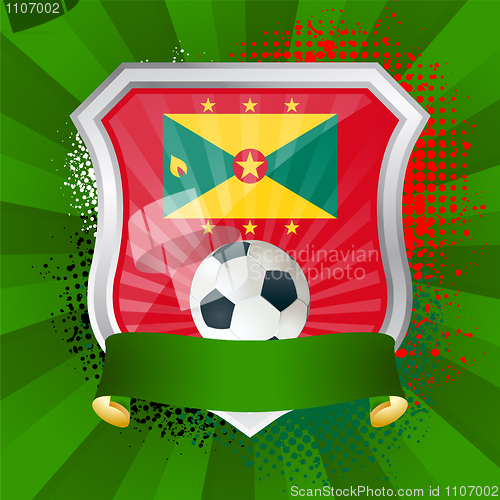 Image of Shield with flag of Grenada