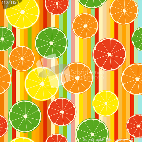 Image of orange paradise -seamless