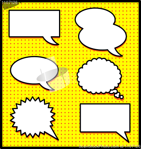 Image of Speech And Thought Bubbles.