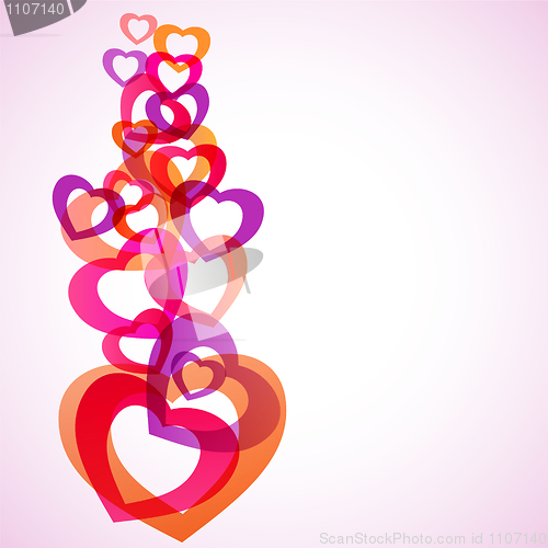 Image of Abstract heart background