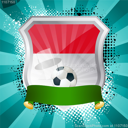 Image of Shield with flag of  Monaco