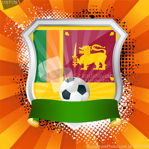 Image of Shield with flag of Sri Lanka