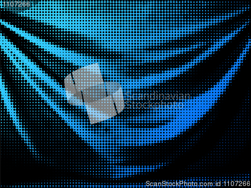 Image of Vector background with distorted dots