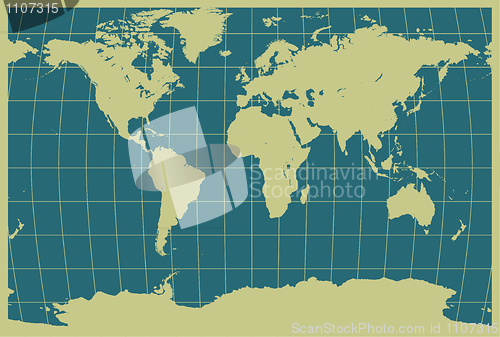 Image of Vector World Map