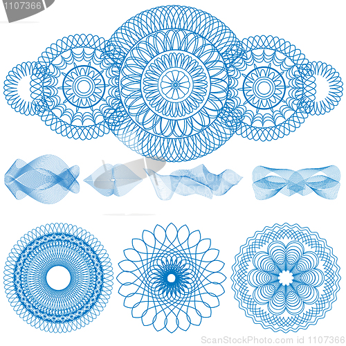 Image of guilloche rosette