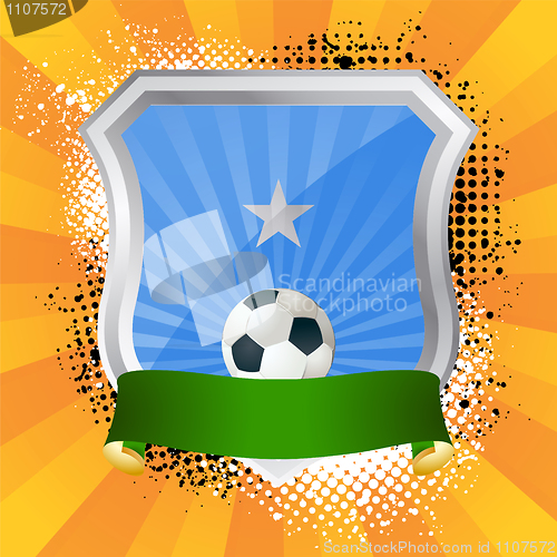 Image of Shield with flag of Somalia