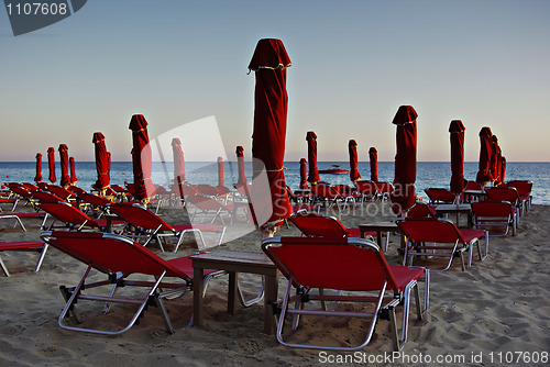 Image of Red At Beach