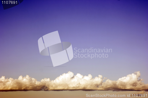 Image of The sky with clouds