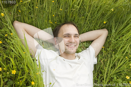 Image of The having a rest person