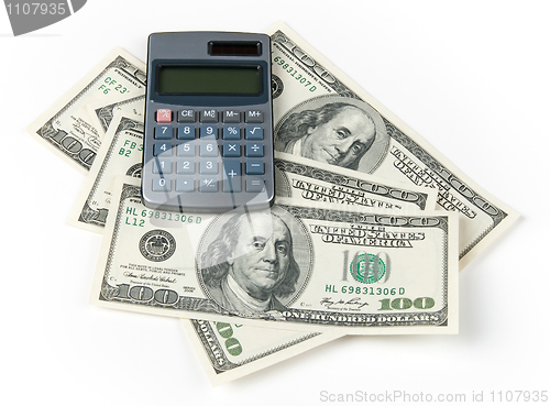 Image of Money and calculator