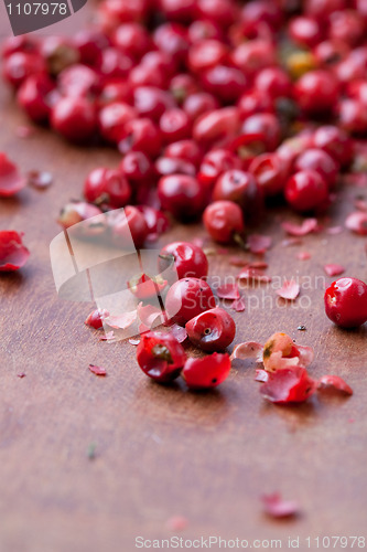 Image of Red peppercorns