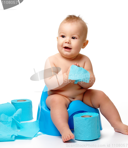 Image of Child on potty