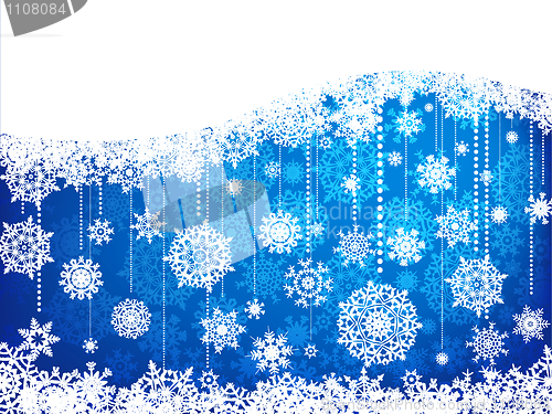 Image of Elegant christmas background with baubles. EPS 8