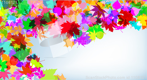 Image of Autumn colorful background
