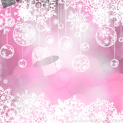 Image of Elegant christmas background. EPS 8