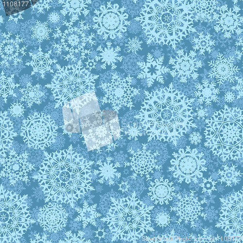 Image of Seamless light blue christmas pattern. EPS 8