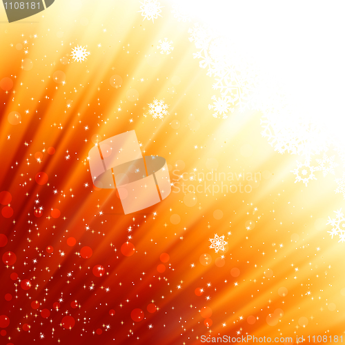 Image of Snowflakes background. EPS 8