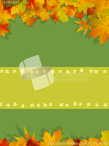 Image of Decorative autumn background