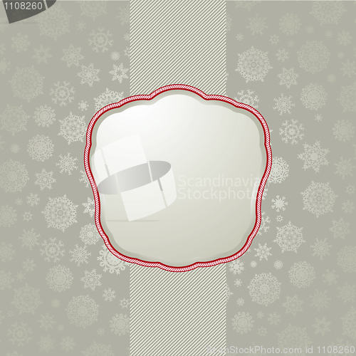 Image of Template frame design for xmas card. EPS 8