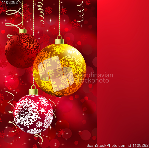 Image of Merry christmas card.