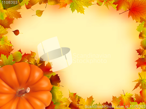 Image of Thanksgiving holiday frame.