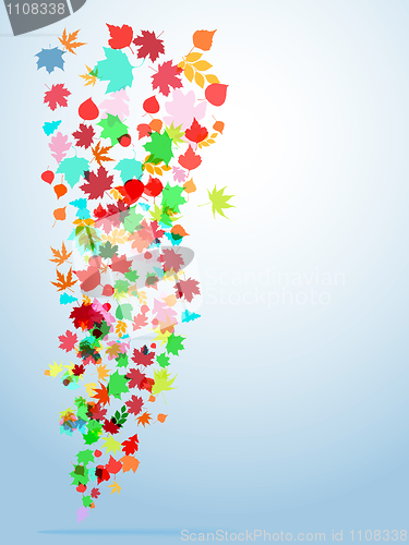 Image of Autumn colorful background