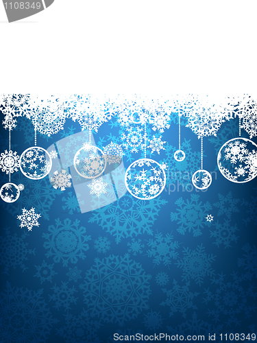 Image of Christmas background with copyspace.  EPS 8