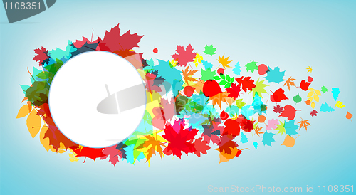Image of Autumnal floral background