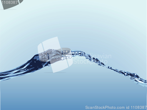 Image of EPS 10 Purity water wave