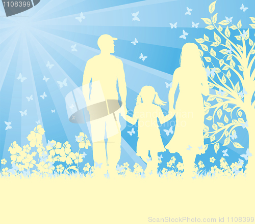 Image of family silhouette