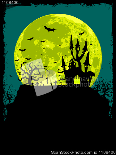 Image of Halloween poster background