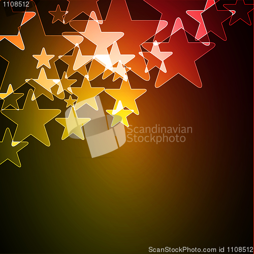 Image of Abstract background with stars