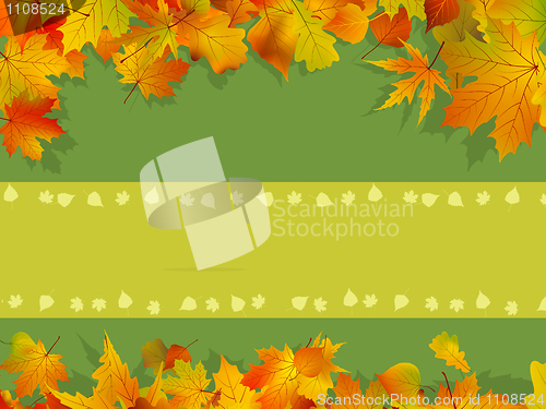 Image of Decorative autumn background