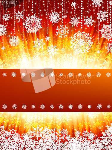 Image of Bright new year and cristmas card. EPS 8