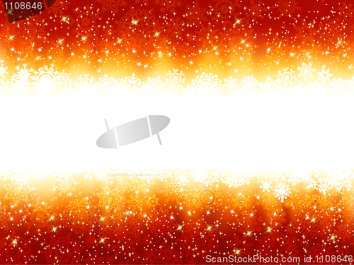 Image of Background with stars and golden stripes. EPS 8